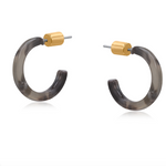 Annalise Petite Resin Hoop Earrings
