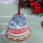 Driftwood Designs Wooden Nadolig Tree Decoration