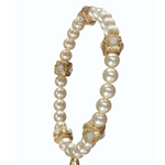 Faux pearl bracelet