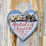 Driftwood Designs Wooden Nadolig Tree Decoration