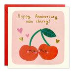 Wedding Anniversary and Penblwydd Priodas Greeting Card