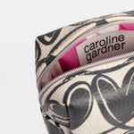 MONO LINKED HEARTS ULTRA MINI CUBE COSMETIC BAG