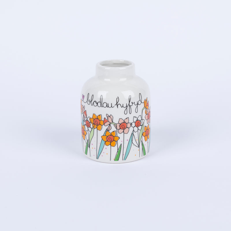 Welsh Ceramic Bud Vase