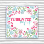 Penblwydd Hapus Greeting Card