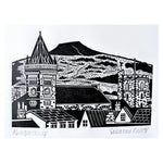 Lino Prints of Abergavenny and surrounding areas