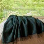 Tweedmill Beehive Extra Large Emerald Grey Throw