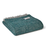 Tweedmill Beehive Extra Large Emerald Grey Throw