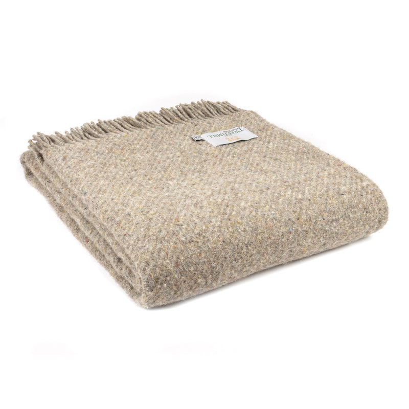 Tweedmill Recycled Diagonal Stripe Almond