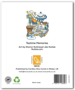 Teatime Memories by Sharon Nullmeyer aka Nullsie Greeting Card
