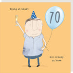 70th Birthday Card