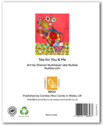 Tea for You & Me by Sharon Nullmeyer aka Nullsie Greeting Card