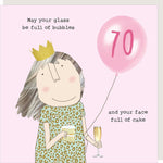 70th Birthday Card