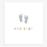 New Baby and Babi Newydd Greeting Card