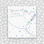 Diamond Wedding Anniversary Card