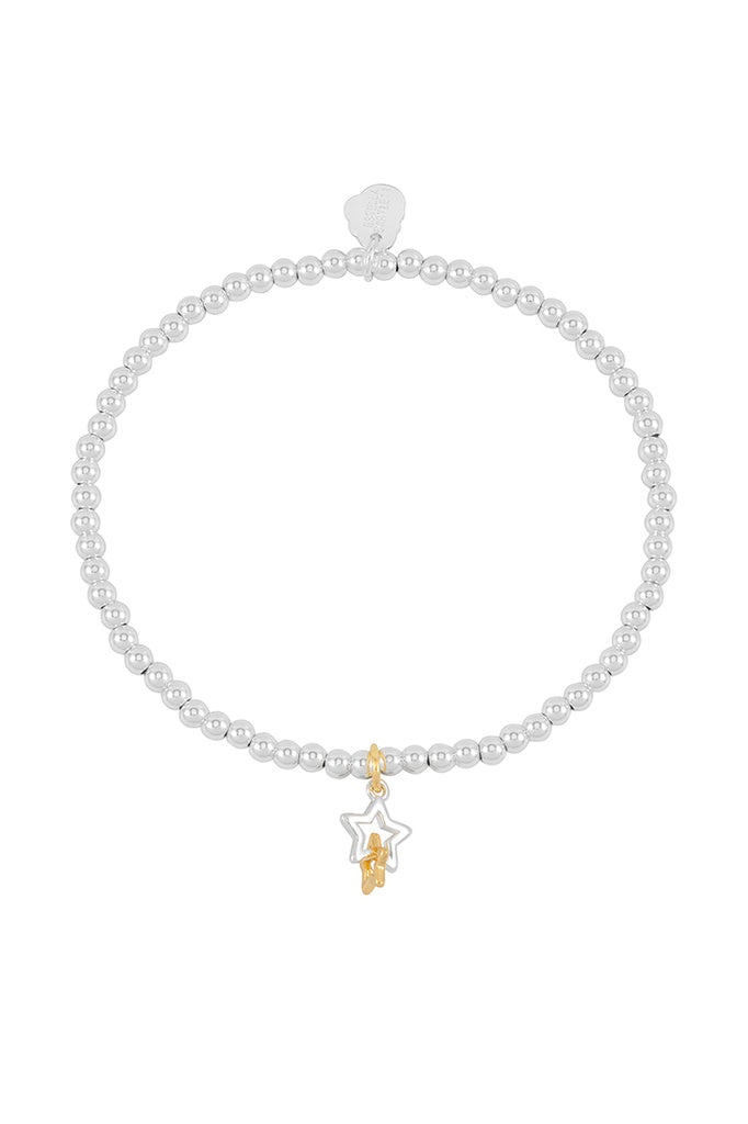 Gold Plated Double Star Sienna Bracelet