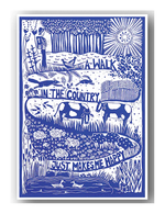 A Walk by Mariann Johansen-Ellis Greeting Card