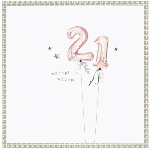 21st Birthday Card