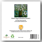 Green Figs & Meadow Flowers by Este MacLeod Greeting Card