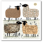 Sheep by Terry Runyan Greeting Card