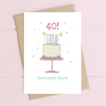 40th Birthday Card