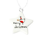 Belly Button Ceramic Christmas Hangers