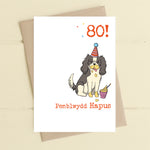 80th Birthday Card