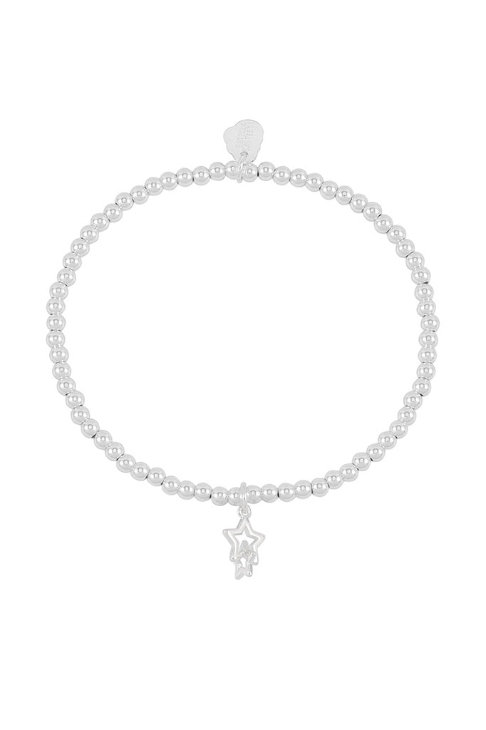 Double Star Sienna Bracelet - Silver Plated