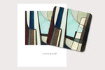 Contemporary Forest Coaster Card