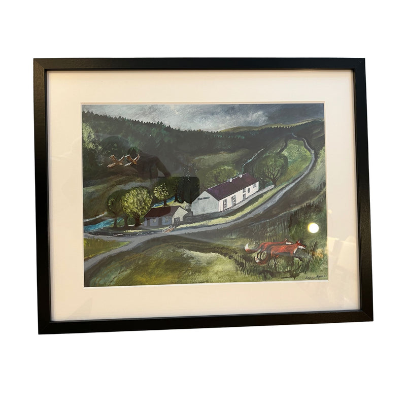 Framed Soar Y Mynydd & Foxes print