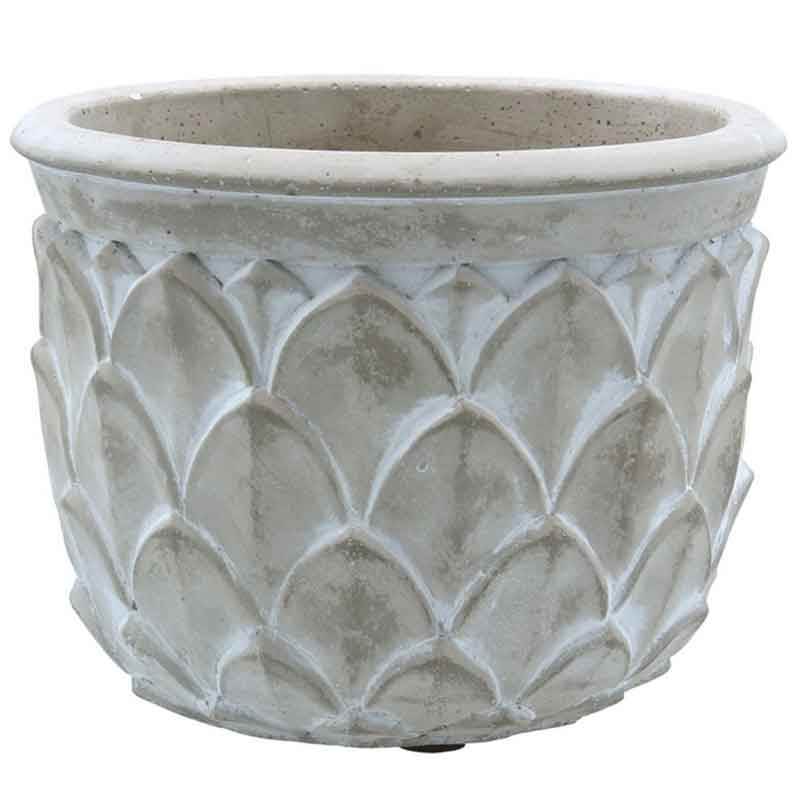 Artichoke Stone Effect Pot Cover