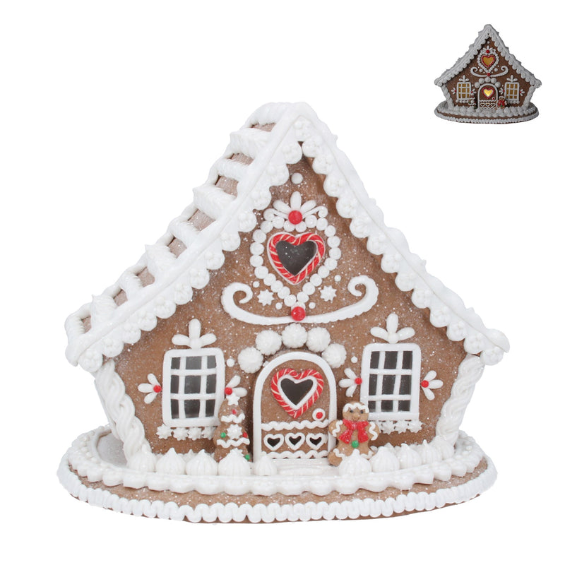 Large LED Gingerbread House