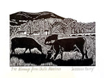 Lino Prints of Abergavenny and surrounding areas