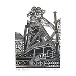 Lino Prints of Abergavenny and surrounding areas