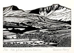 Lino Prints of Abergavenny and surrounding areas