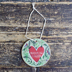 Driftwood Designs Wooden Nadolig Tree Decoration