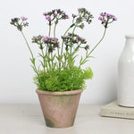 Faux Wax Flower With Moss
