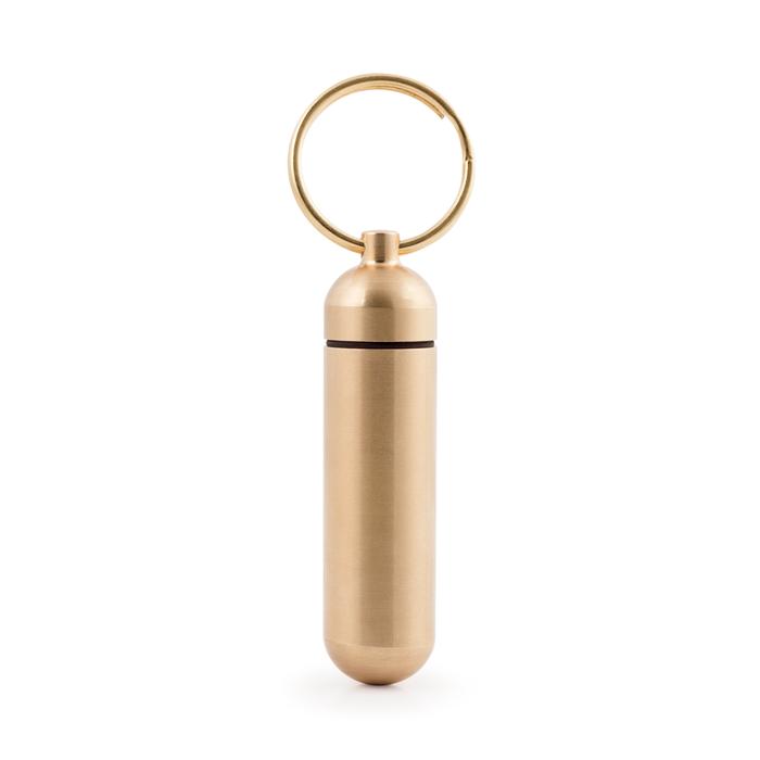 Capsule Brass Keyring