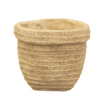 Cement basket planter