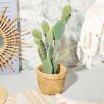 Cement basket planter