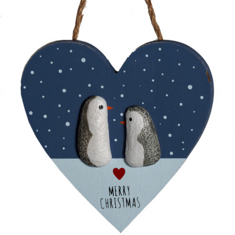 Merry Christmas Penguin SIgn