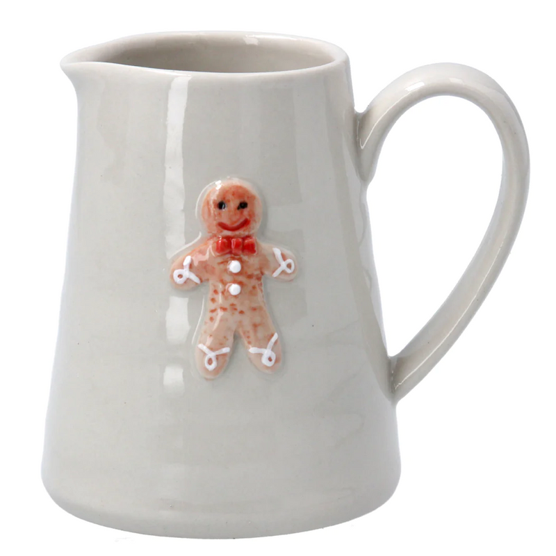 Ceramic Gingerbread Man Mini Jug