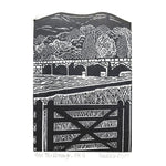 Lino Prints of Abergavenny and surrounding areas