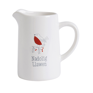 Nadolig Llawen Robin Jug