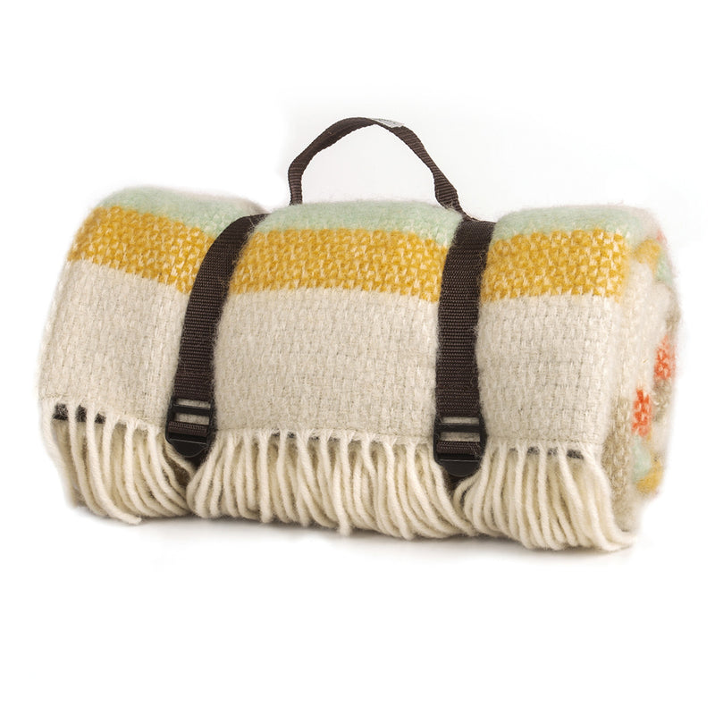Tweedmill Pure Wool Knitted Picnic Blanket