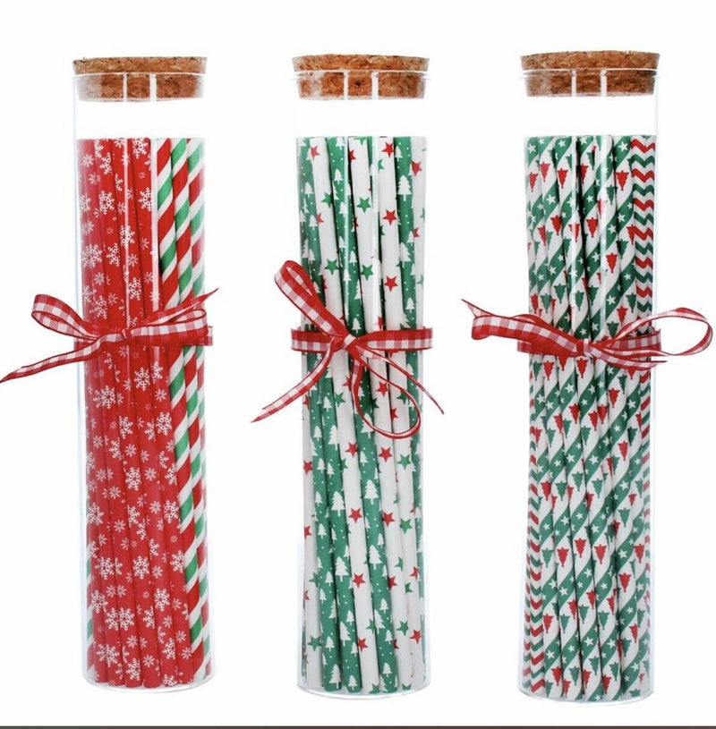 Pack of 20 Straws in Glass Jar
