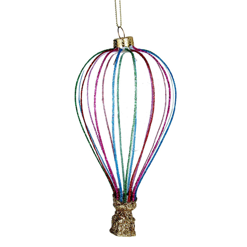 Glitter Ribbed Hot Air Balloon