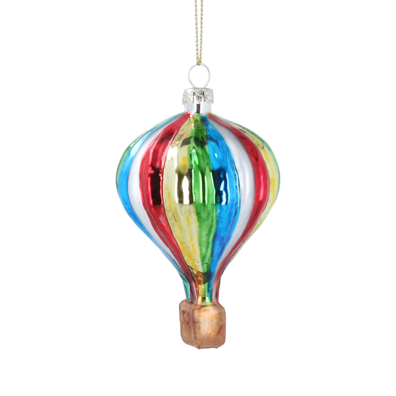 Rainbow Glass Hot Air Balloon Decoration