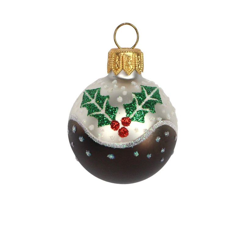 Painted Mini Pudding Bauble