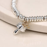 Silver Plated Toadstool Bracelet
