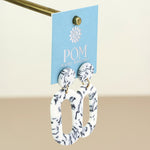 MUSE STATEMENT OVAL EARRINGS - MULTI